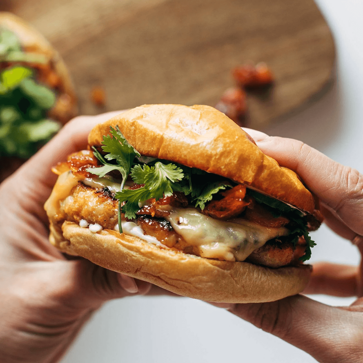 Gochujang burger.